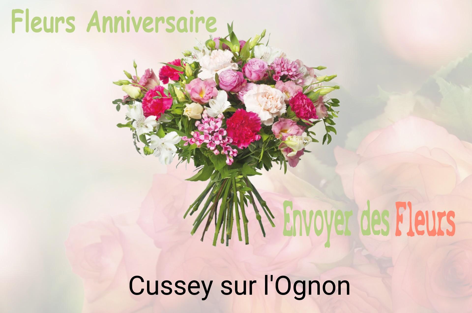 Bouquet de fleurs d’anniversaire livré à Cussey-sur-l'Ognon