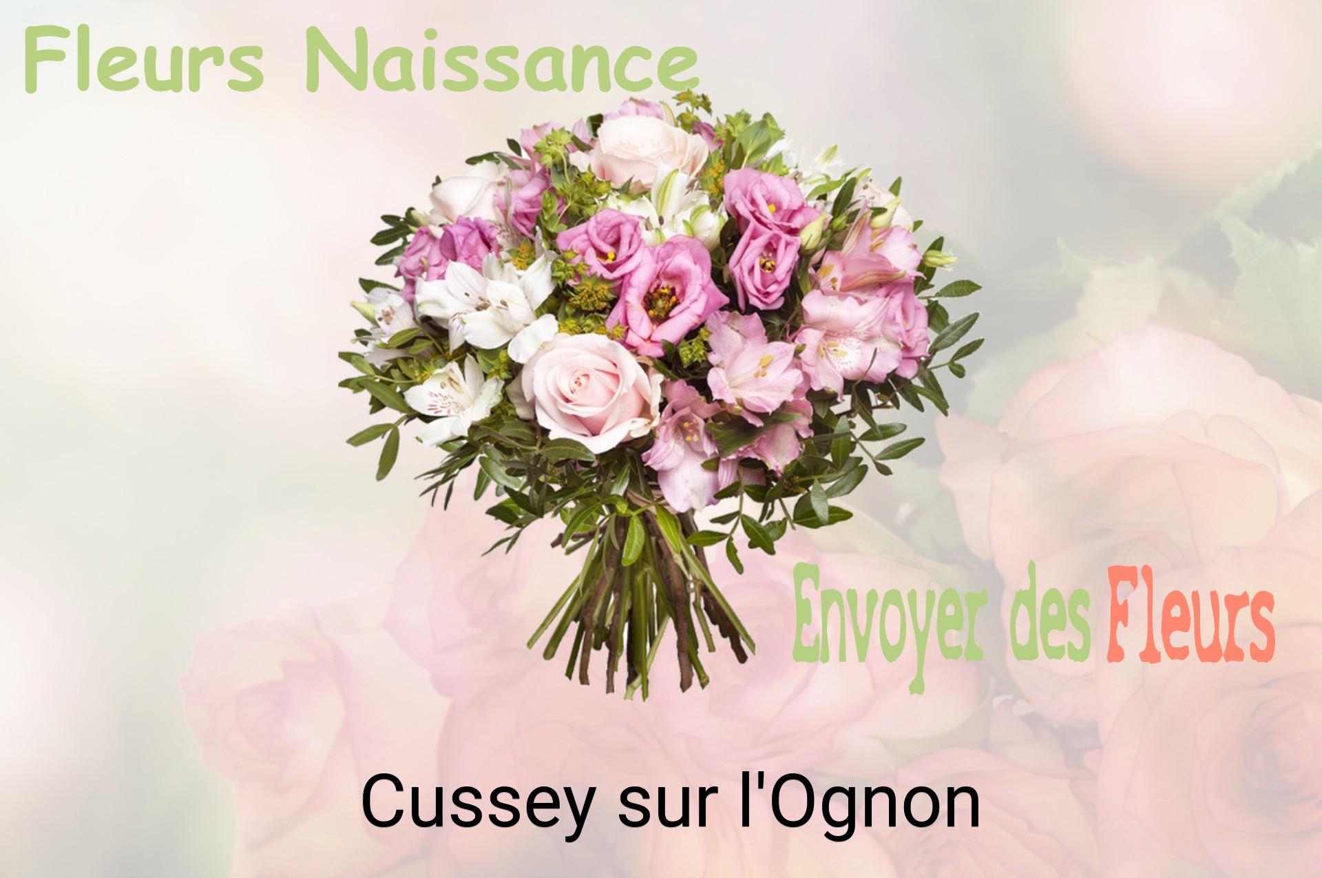 Bouquet de fleurs de naissance livré à Cussey-sur-l'Ognon